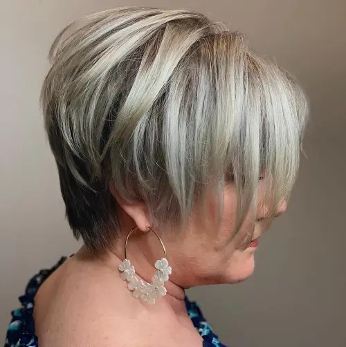 Chic Layered Pixie Cut with Face-Framing Bangs