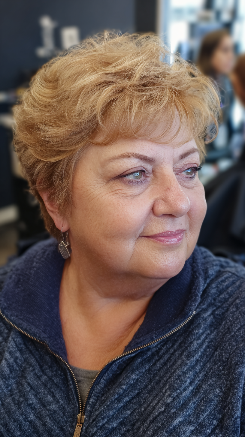 Chic Soft Pixie with Gentle Volume and Texture
