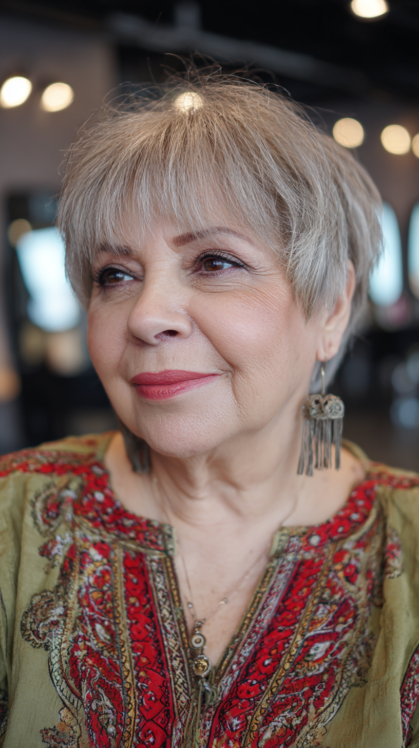 Chic Soft Pixie with Textured Layers