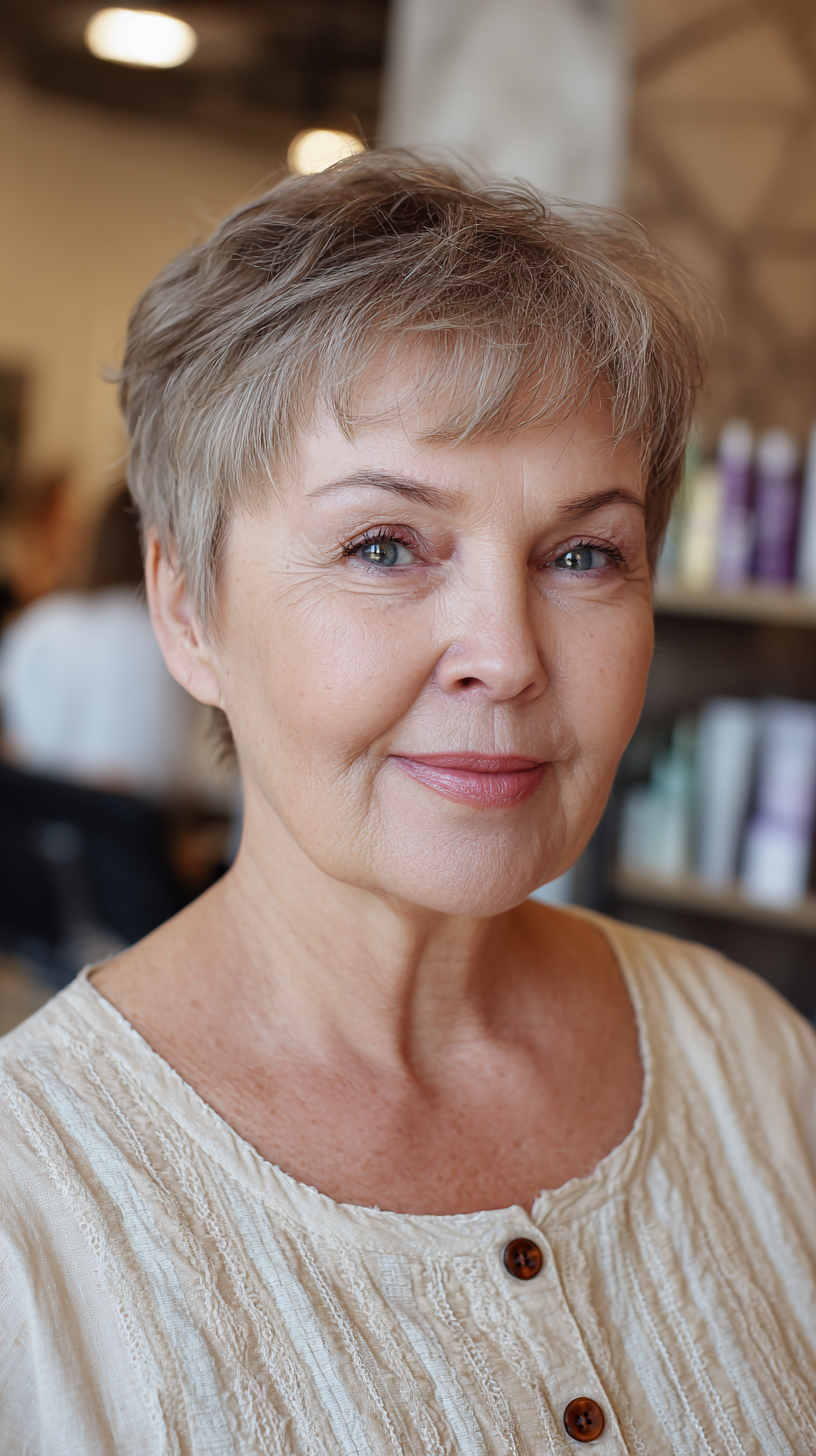 Light Textured Pixie with Subtle Layers