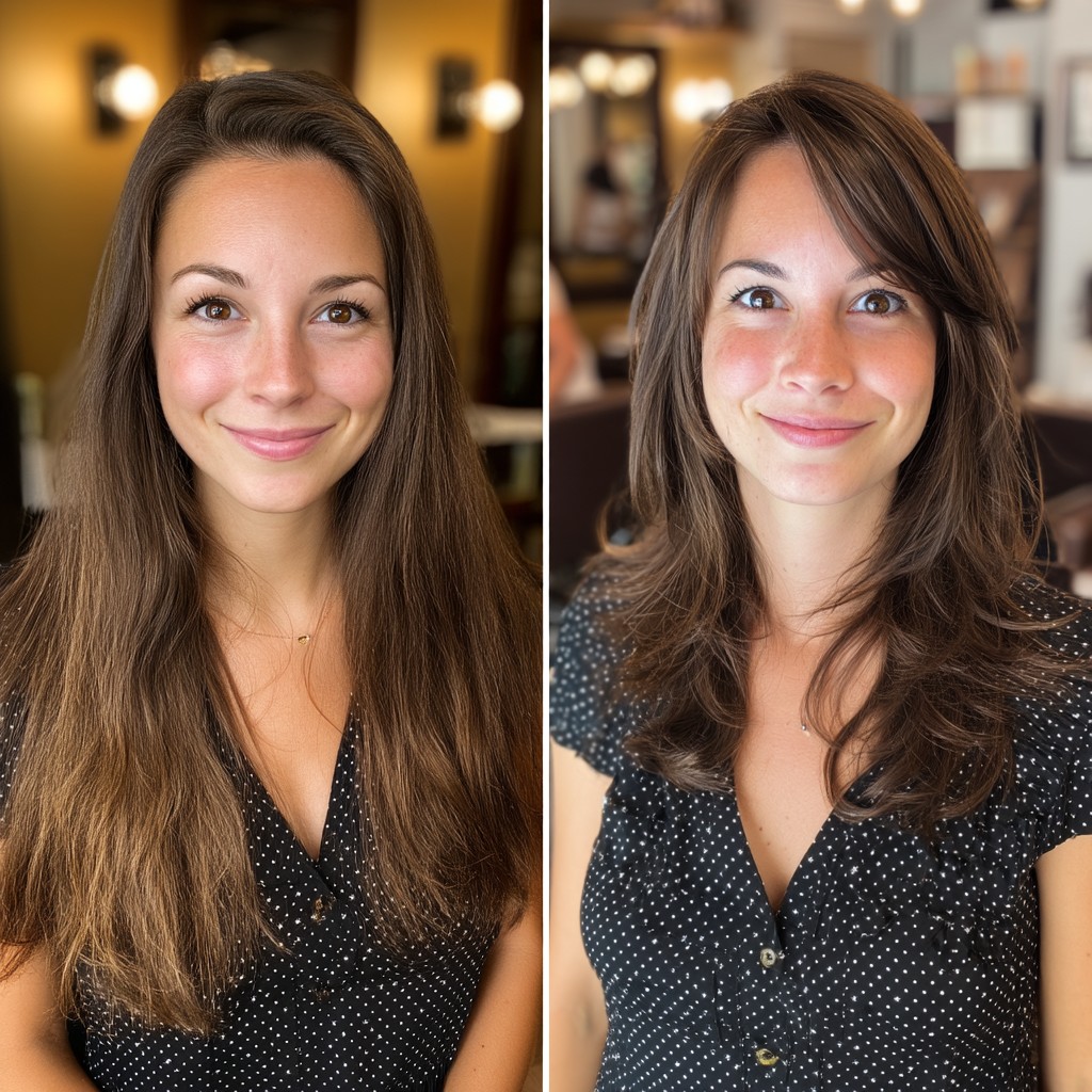 Chic Layered Wolf Cut with Face-Framing Layers