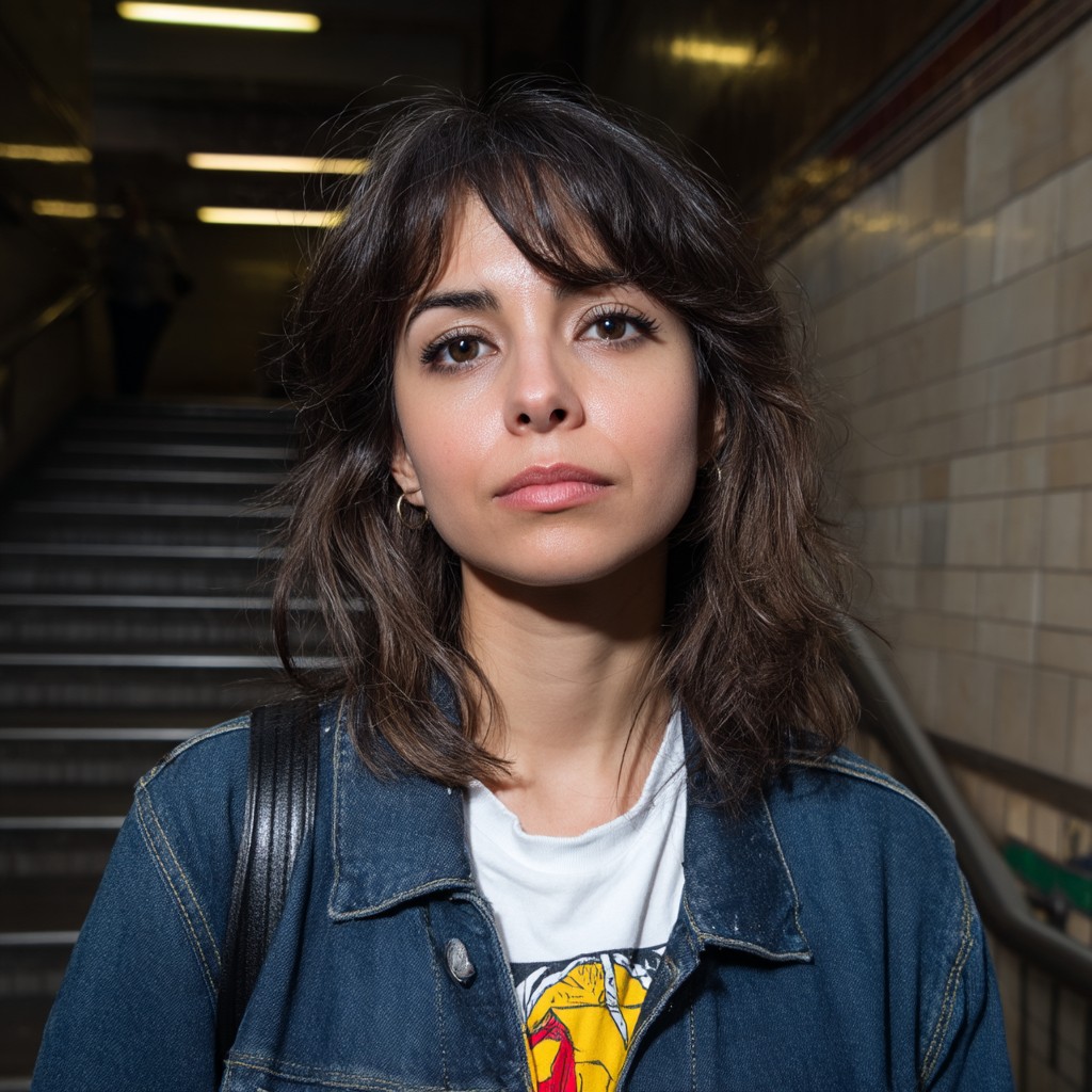Effortless Textured Wolf Cut with Face-Framing Layers