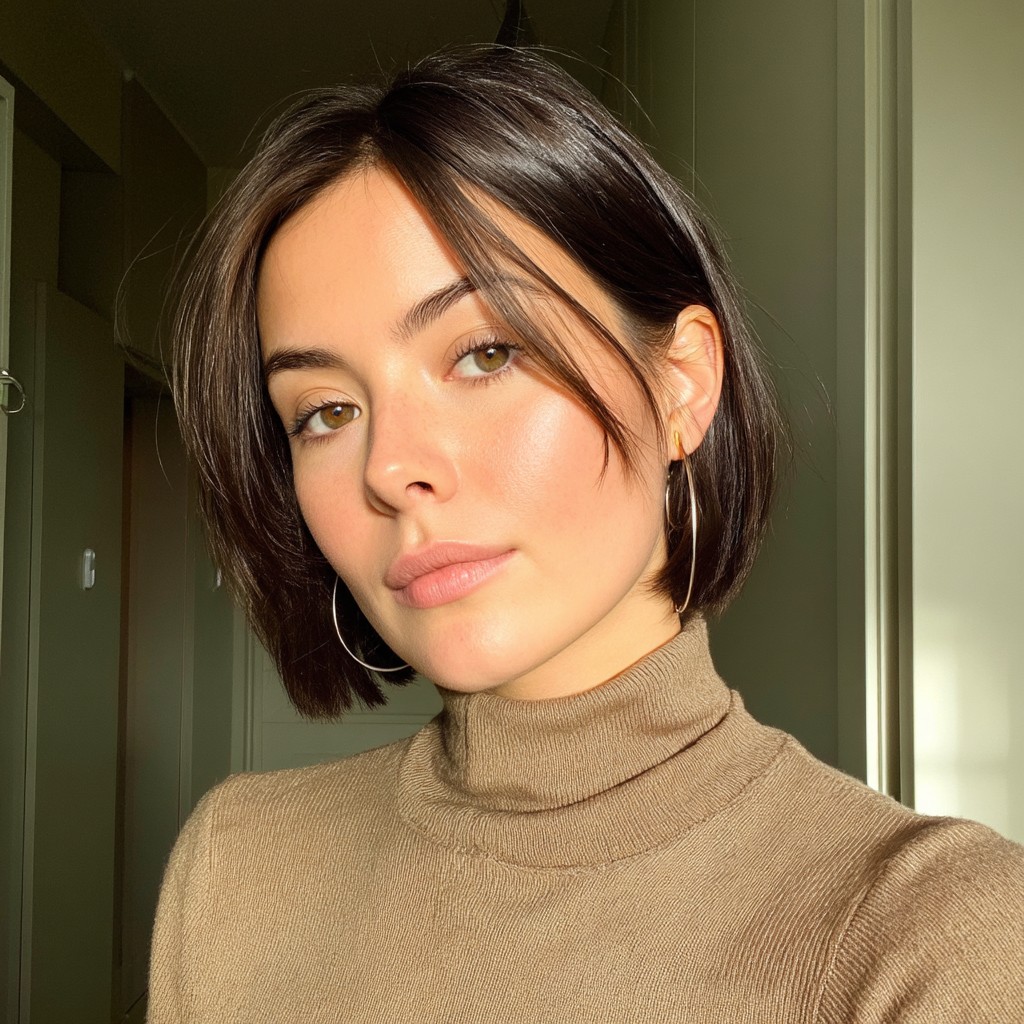 Modern Textured Bob with Face-Framing Layers