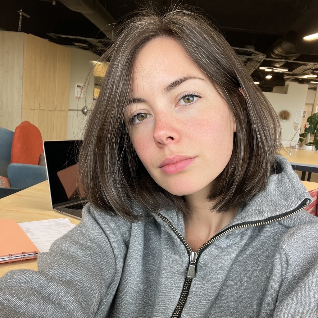 Stylish Textured Bob with Subtle Highlights