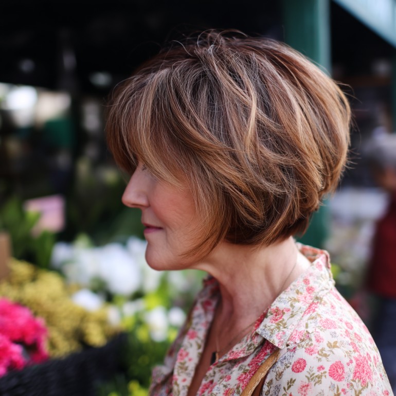 Stylish Textured Bob with Subtle Layers