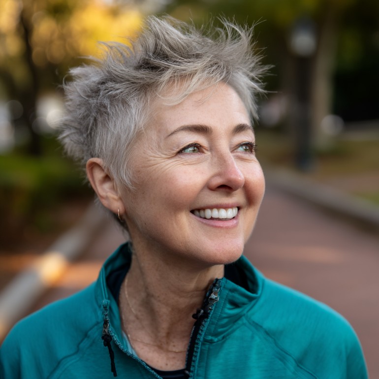 Textured Short Crop with Spiky Layers