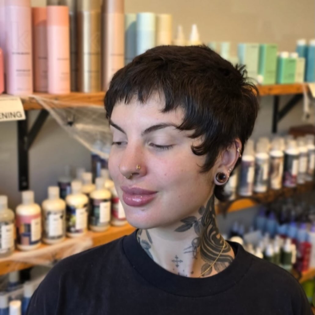 Chic Textured Pixie with Playful Edges