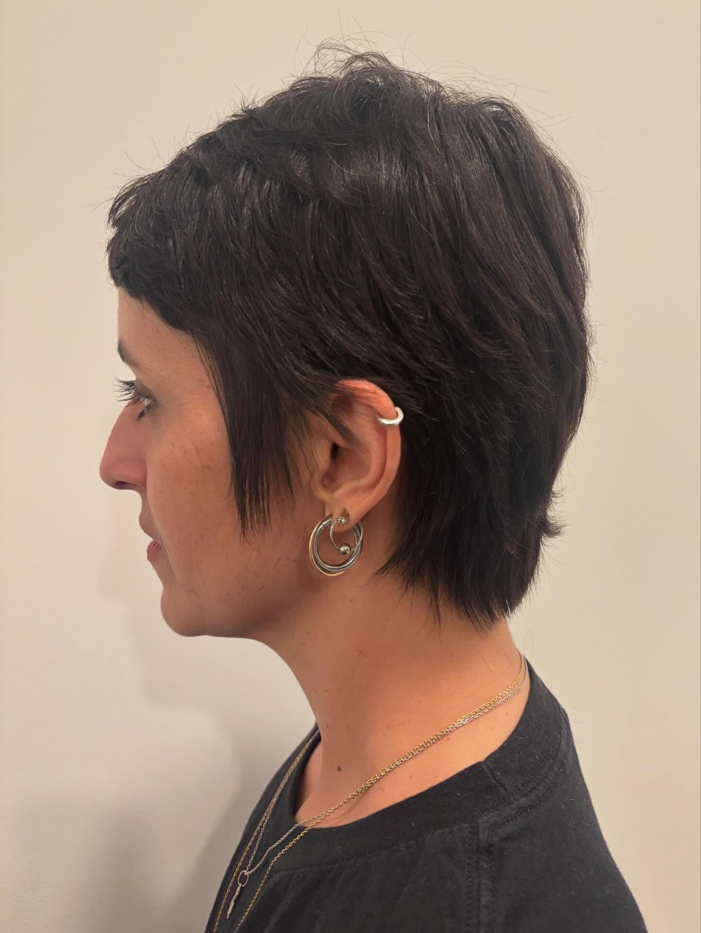 Chic Textured Pixie with Subtle Undercut