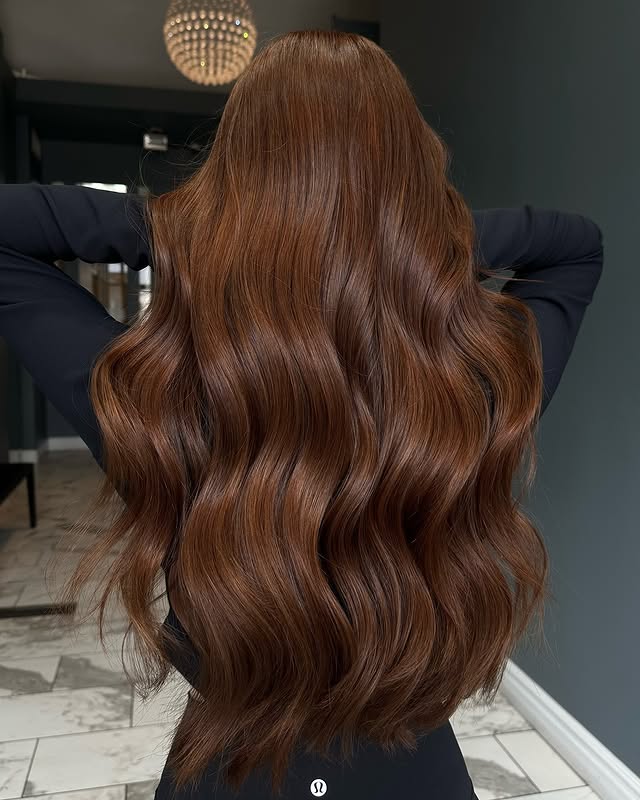 Luxurious Copper Waves with Natural Dimension