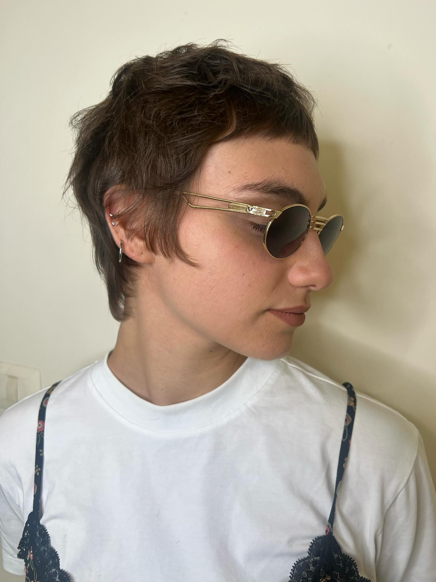 Playful Textured Pixie with Short Fringe