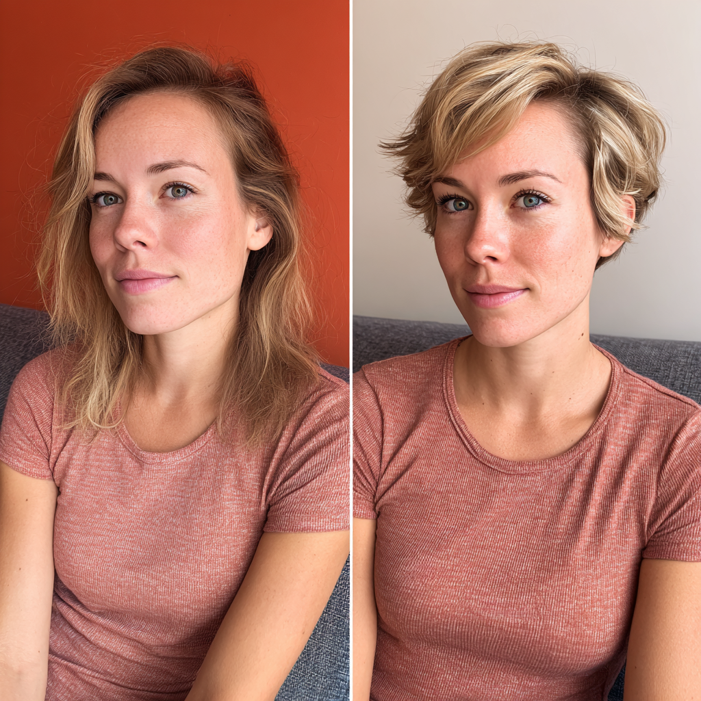 Textured Whimsy Pixie with Soft Waves