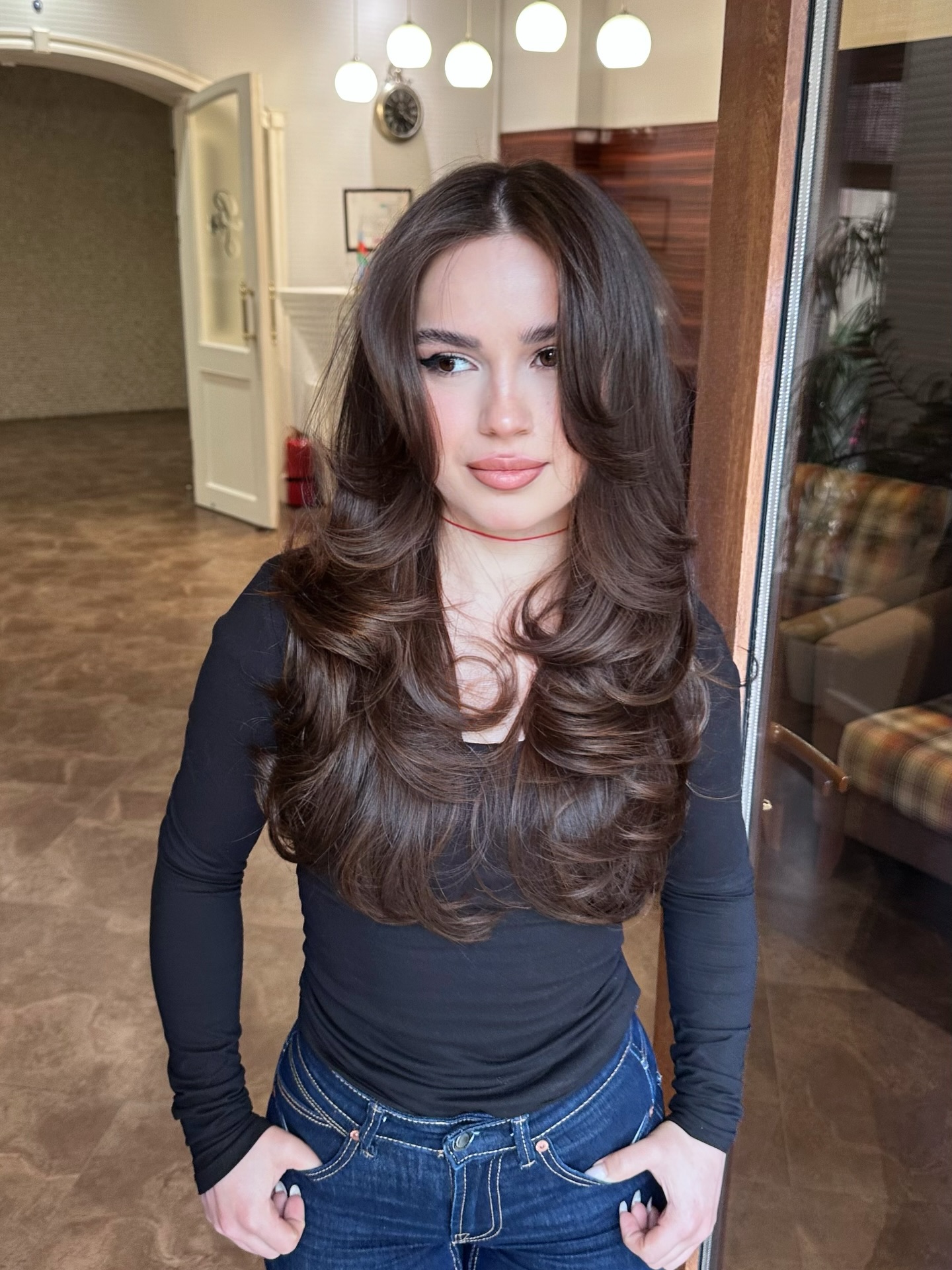 Luxurious Long Layered Tresses with Soft Volume