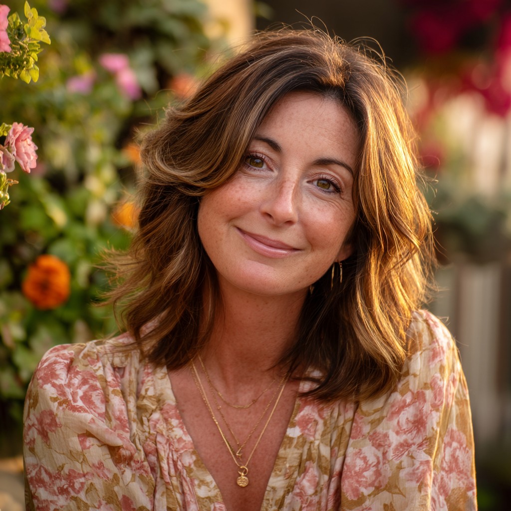 Warm Layered Cut with Soft Waves
