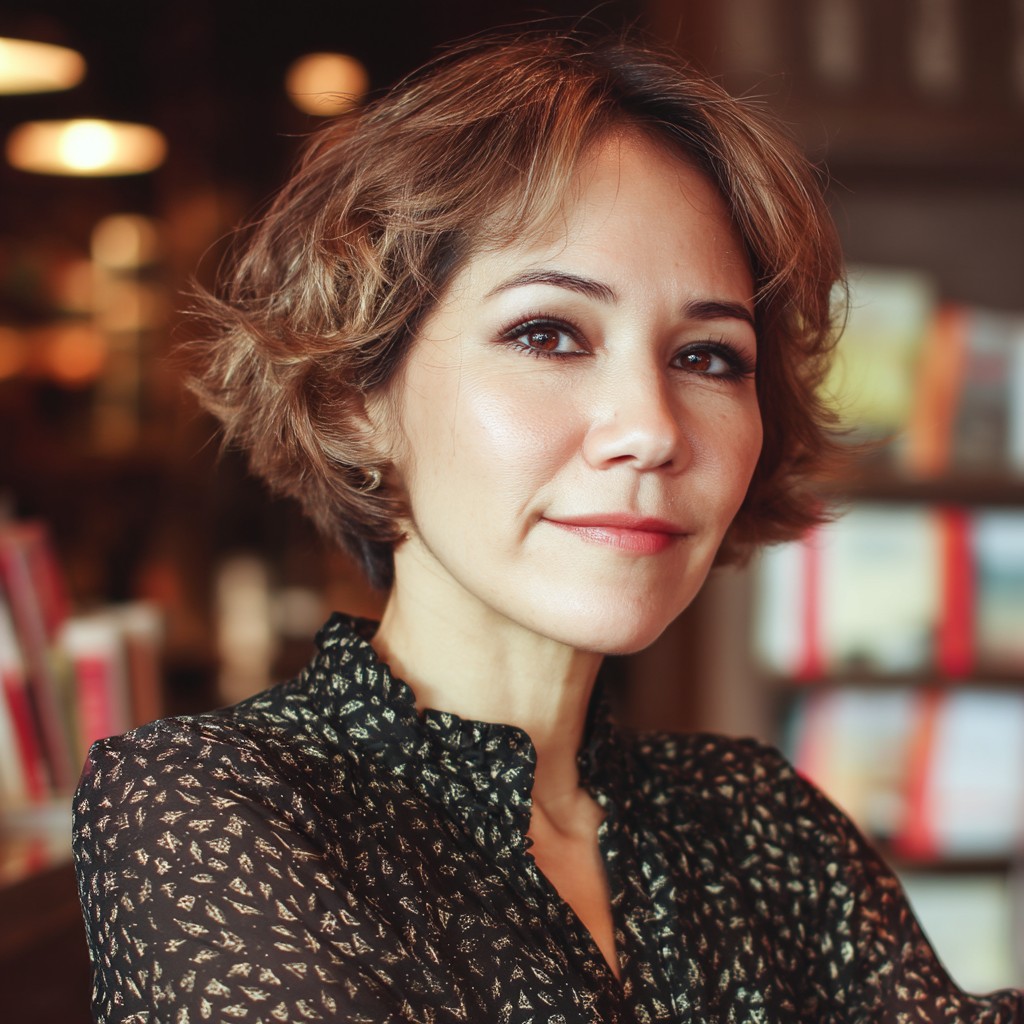 Chic Soft Curly Bob with Subtle Layers