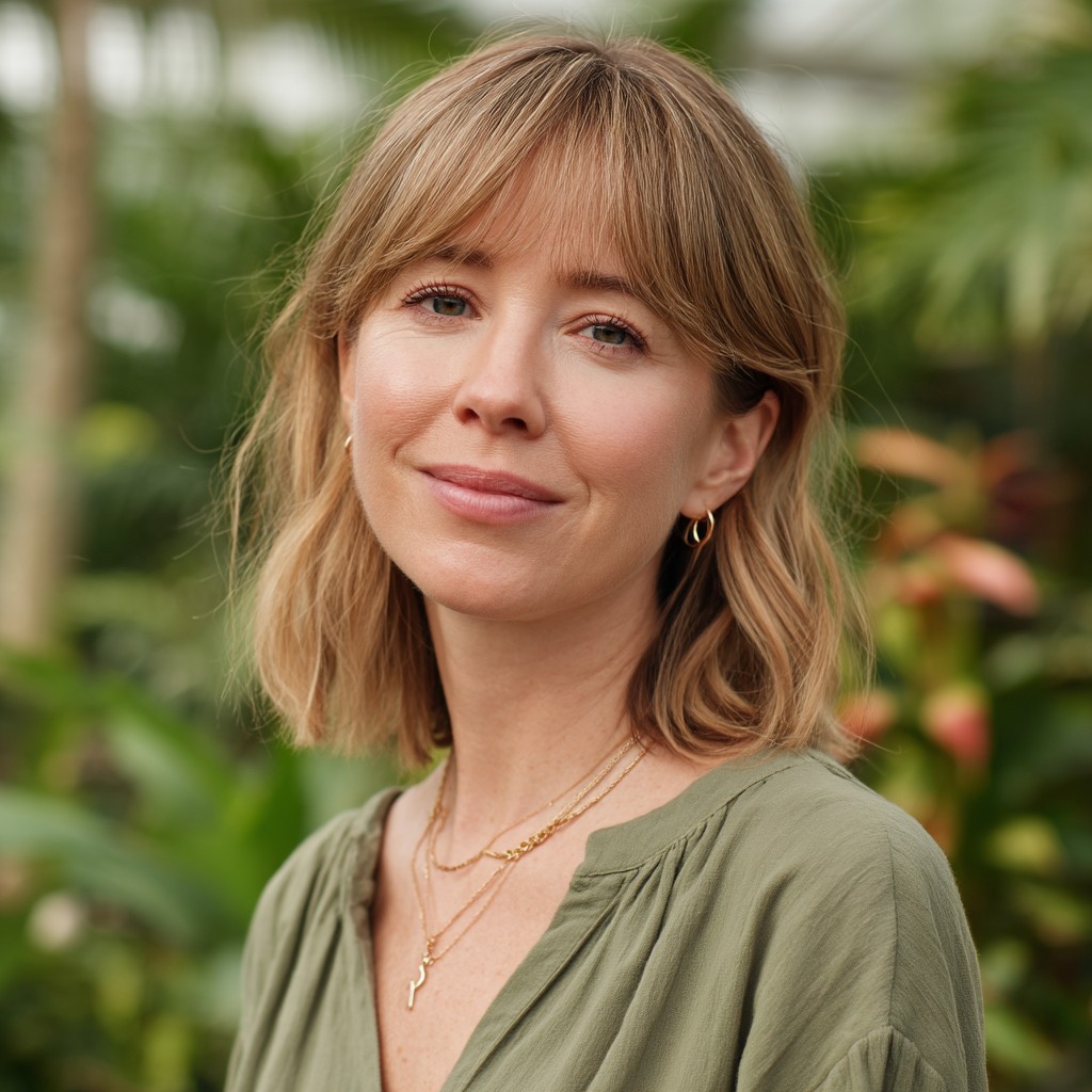 Effortless Soft Layered Cut with Gentle Bangs