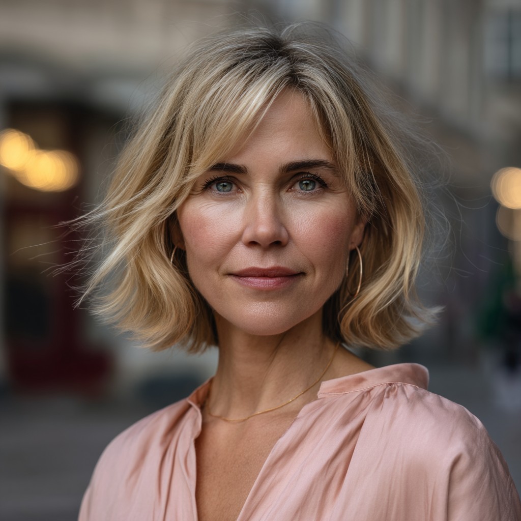 Effortless Textured Lob with Soft Layers