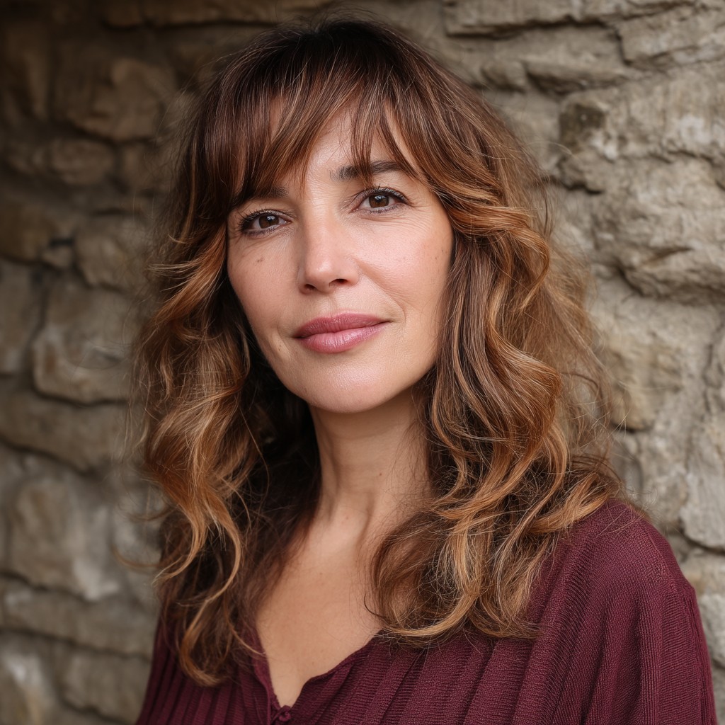 Soft Fluffy Waves with Face-Framing Layers