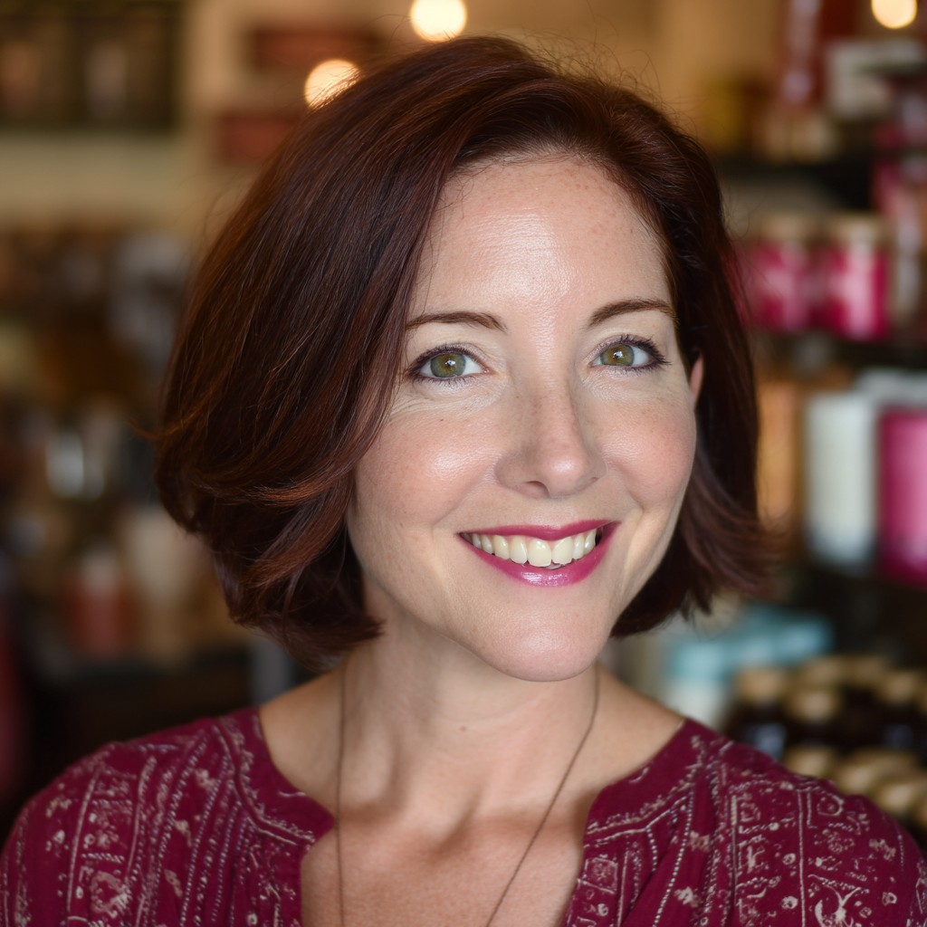 Warm Chocolate Layered Bob with Soft Waves