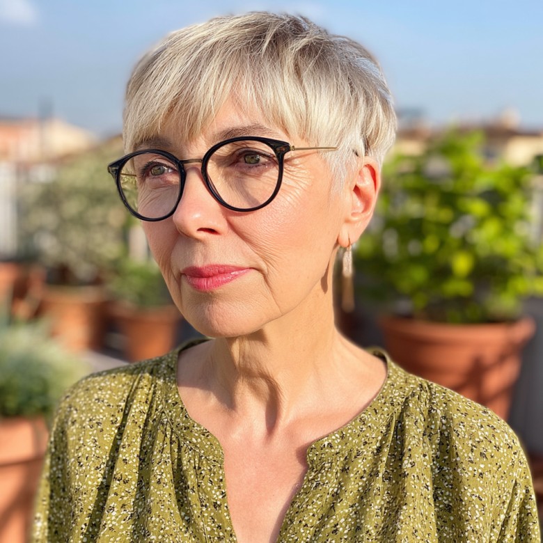 Chic Textured Pixie with Subtle Volume