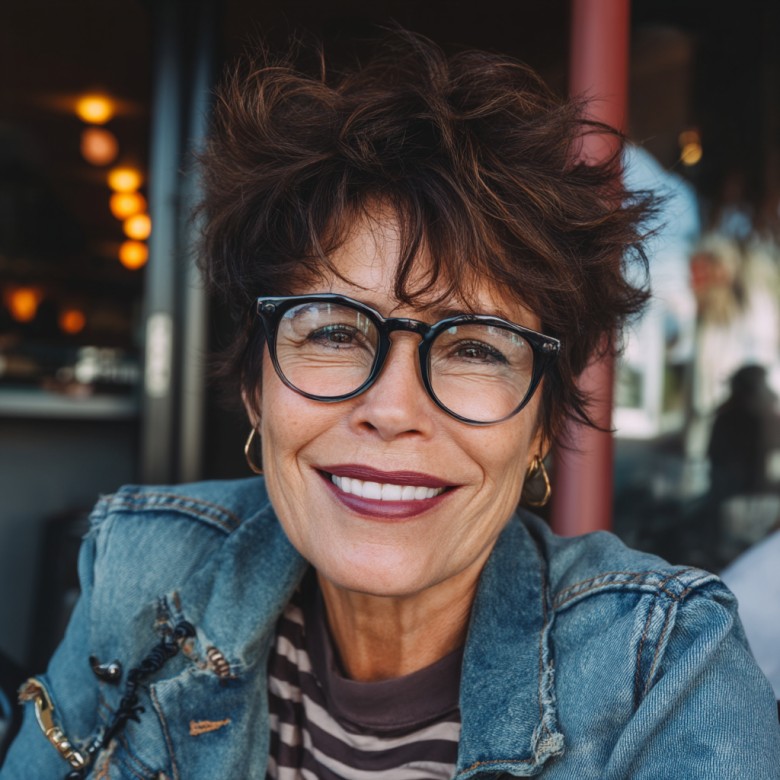 Textured Short Pixie with Effortless Volume