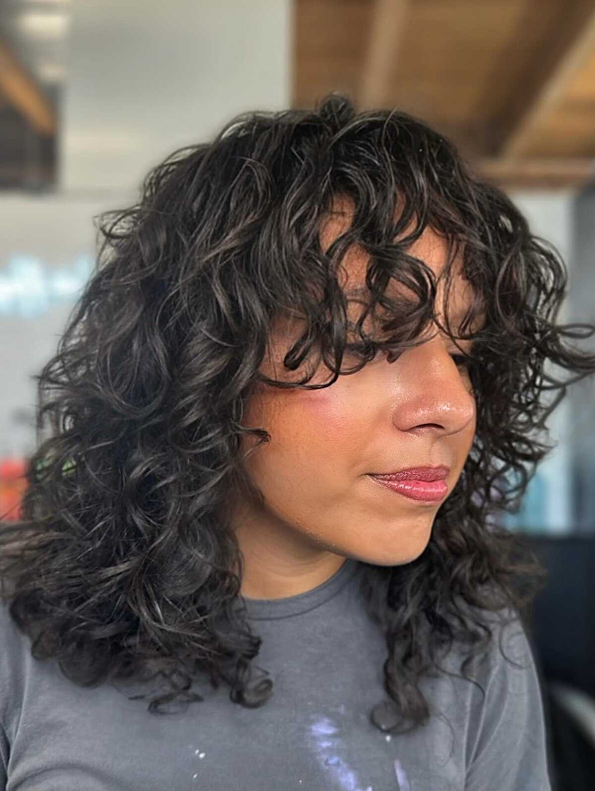 Curls with a Casual Edge