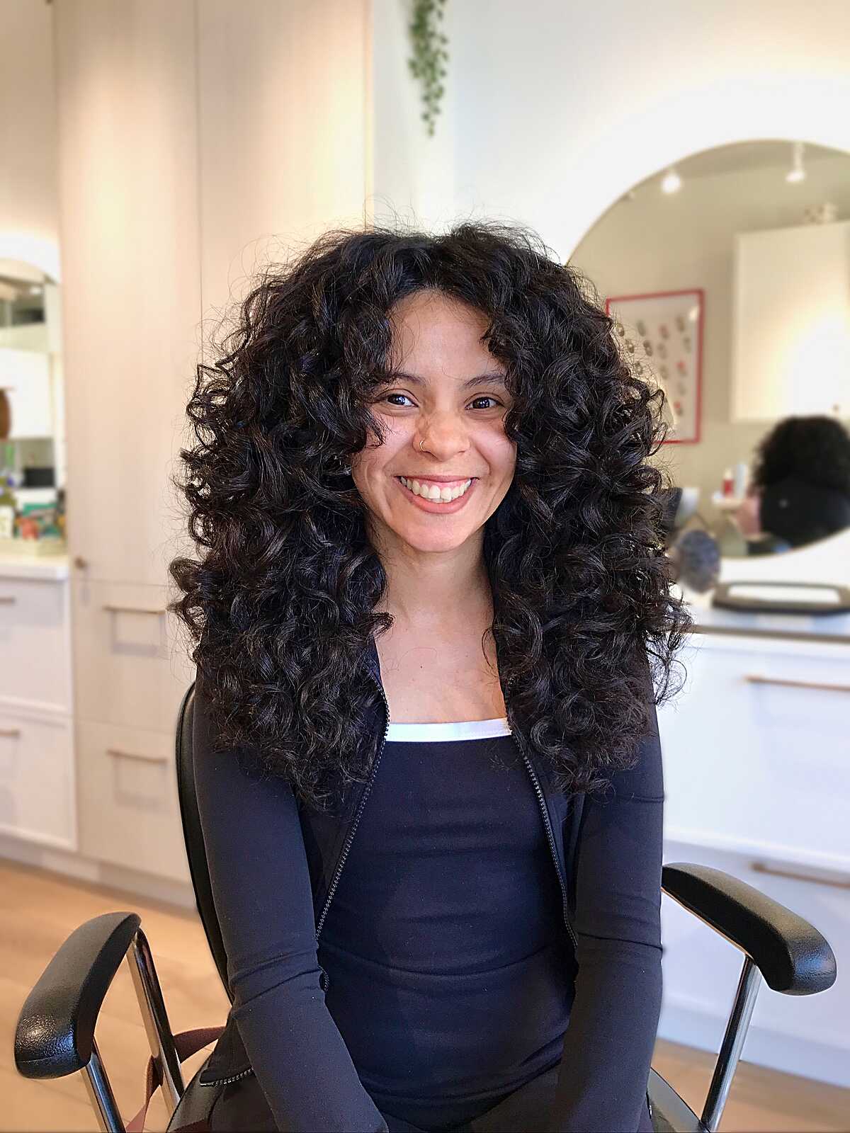 Textured Curls with Natural Bounce