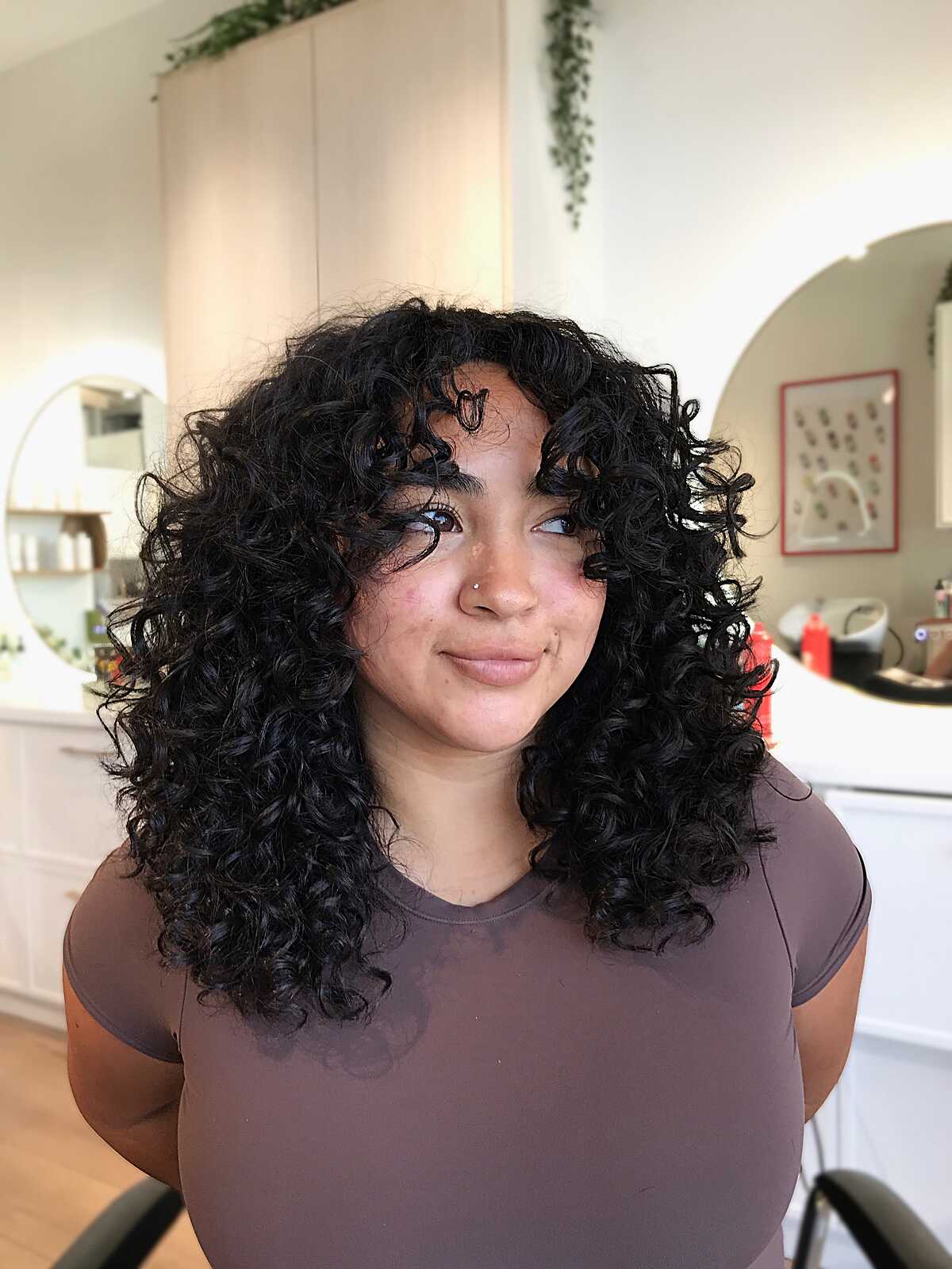 Defined Curly Volume for Natural Movement