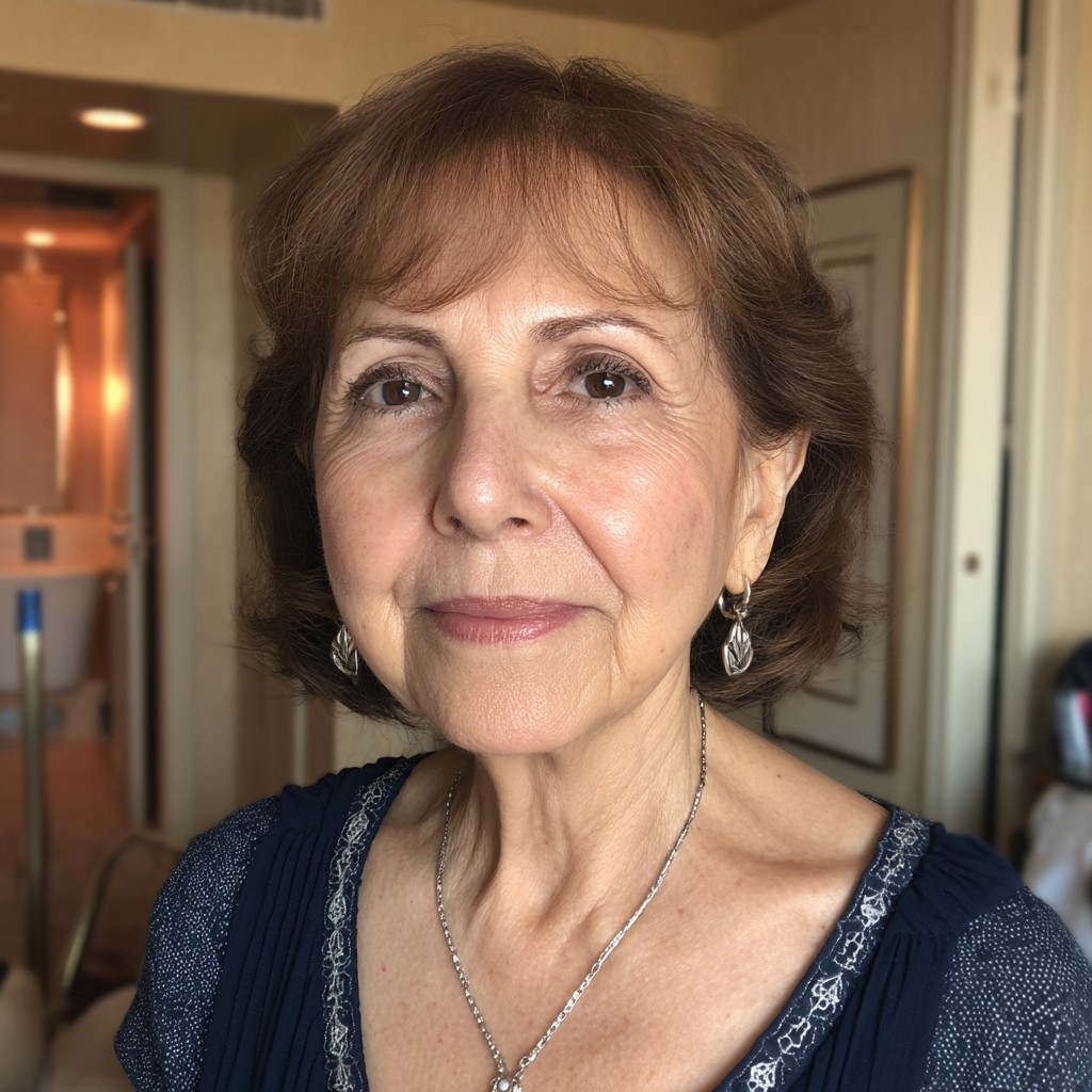 Chic Textured Haircut with Soft Curtain Bangs