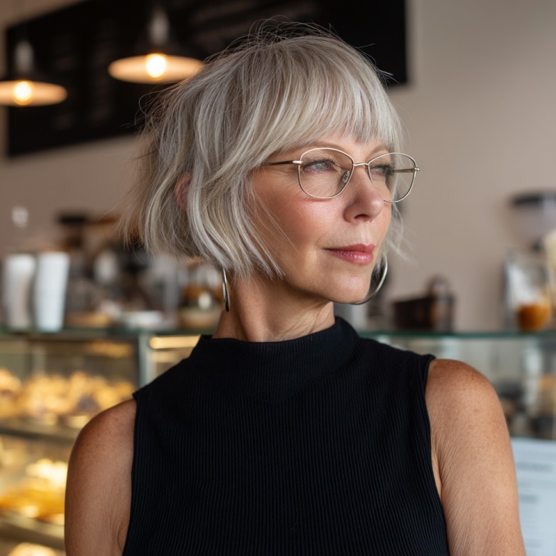 Stylish Soft Bob with Subtle Layers
