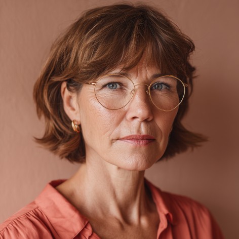 Textured Shoulder-Length Shag with Soft Bangs