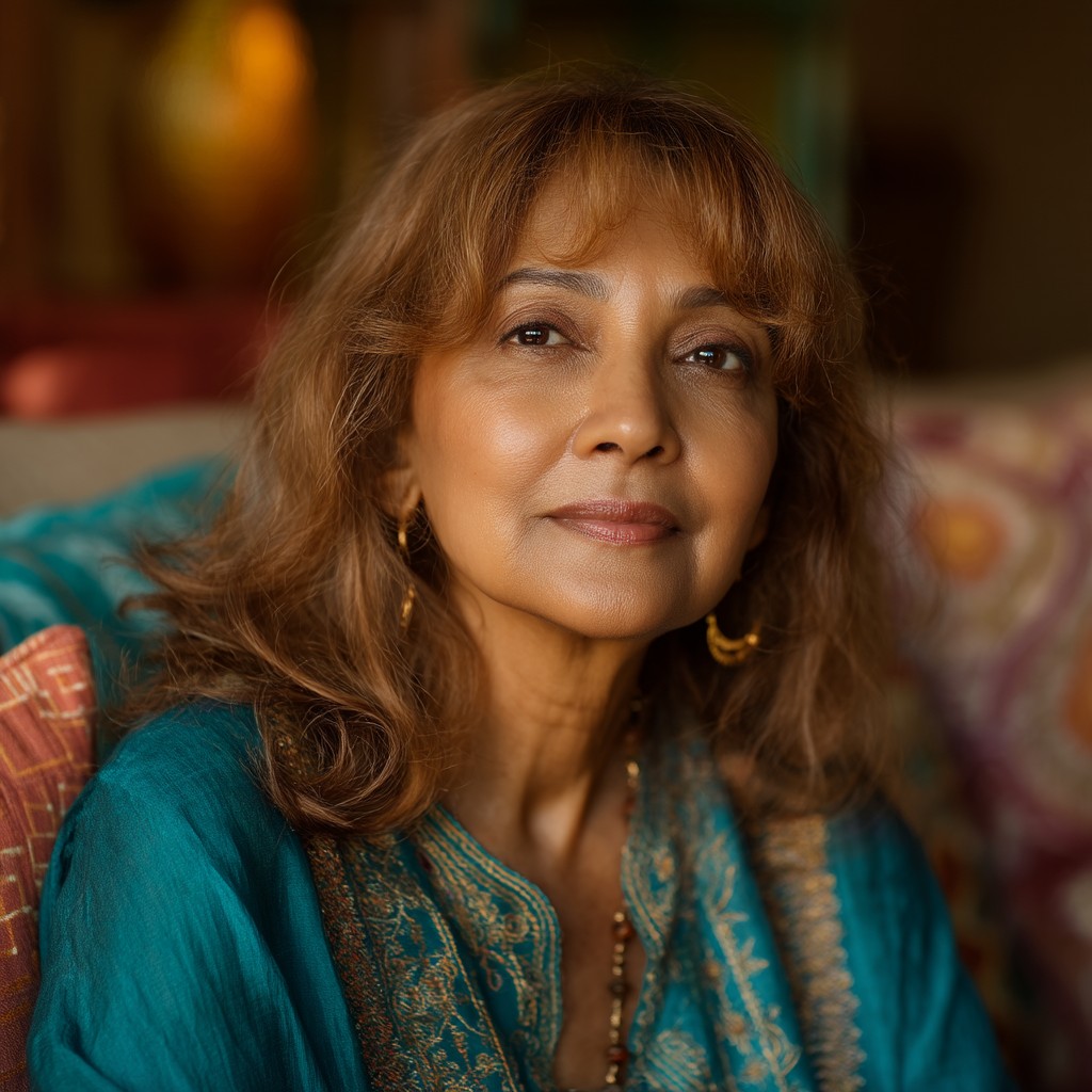 Warm Caramel Curtain Bangs with Soft Waves