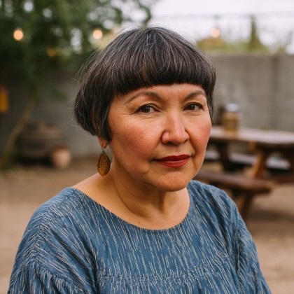 Chic Textured Bob with Straight Bangs