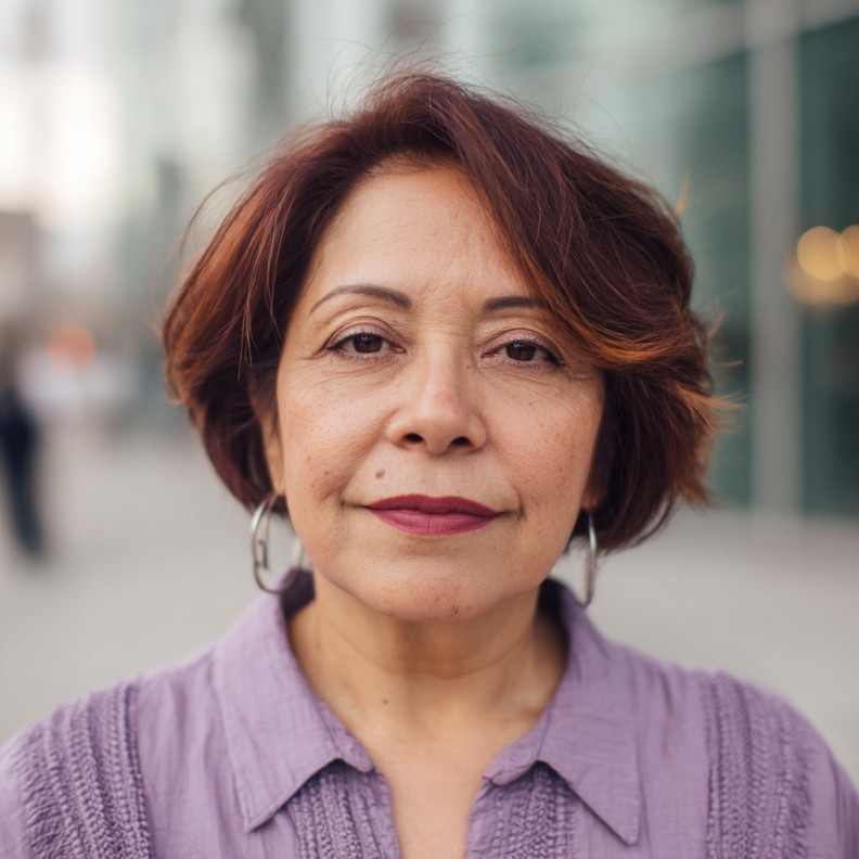 Chic Textured Lob with Subtle Warm Highlights
