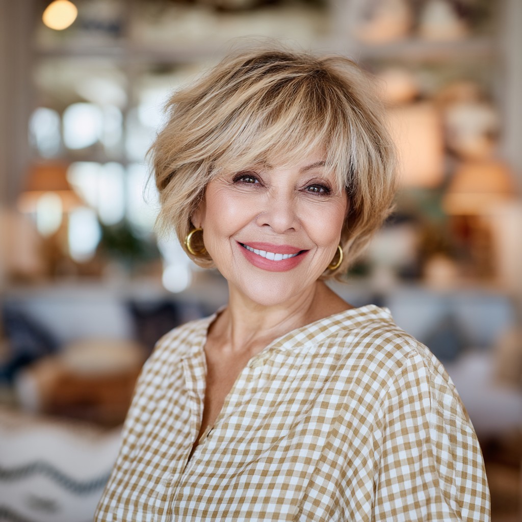 Textured Short Bob with Soft Layers