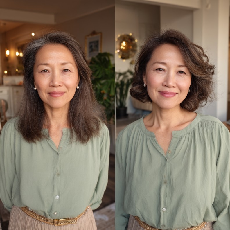 Charming Bouncy Bob with Subtle Volume