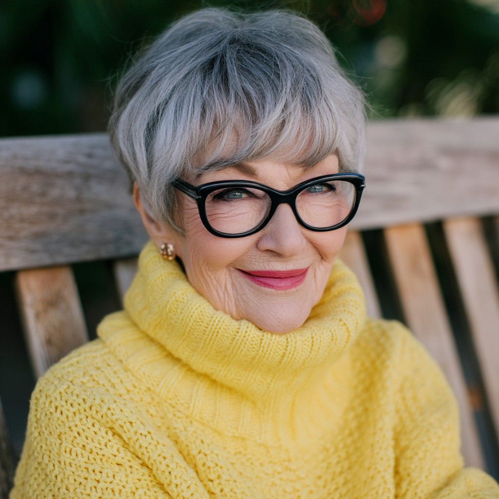 Chic Short Layered Pixie with Textured Volume