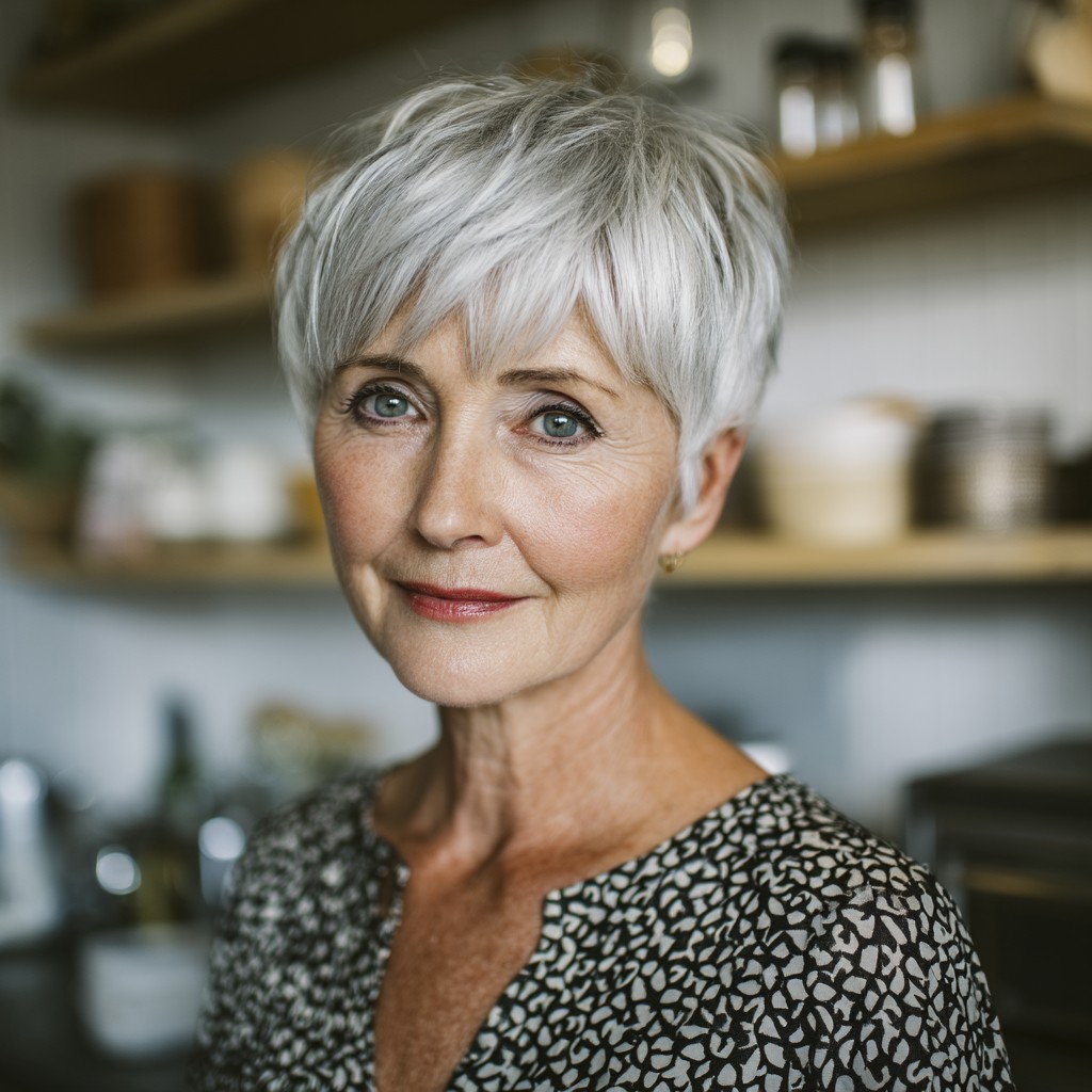Chic Short Textured Pixie Cut with Subtle Volume