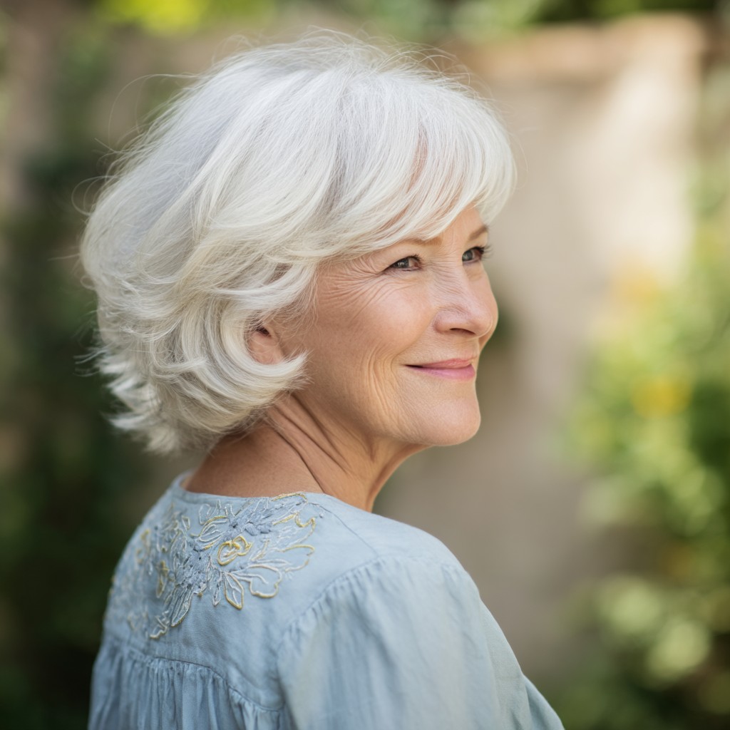 Chic Textured Butterfly Cut with Soft Layers