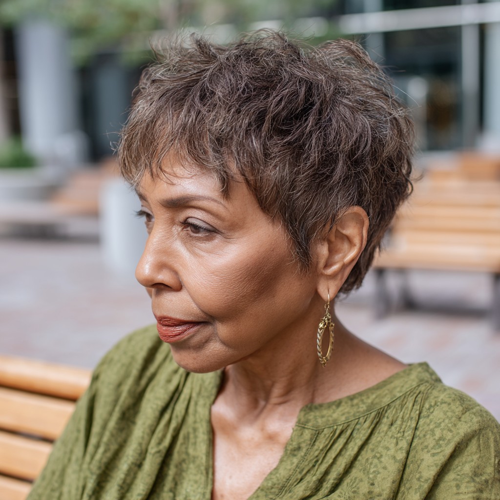 Choppy Pixie Cut with Textured Layers