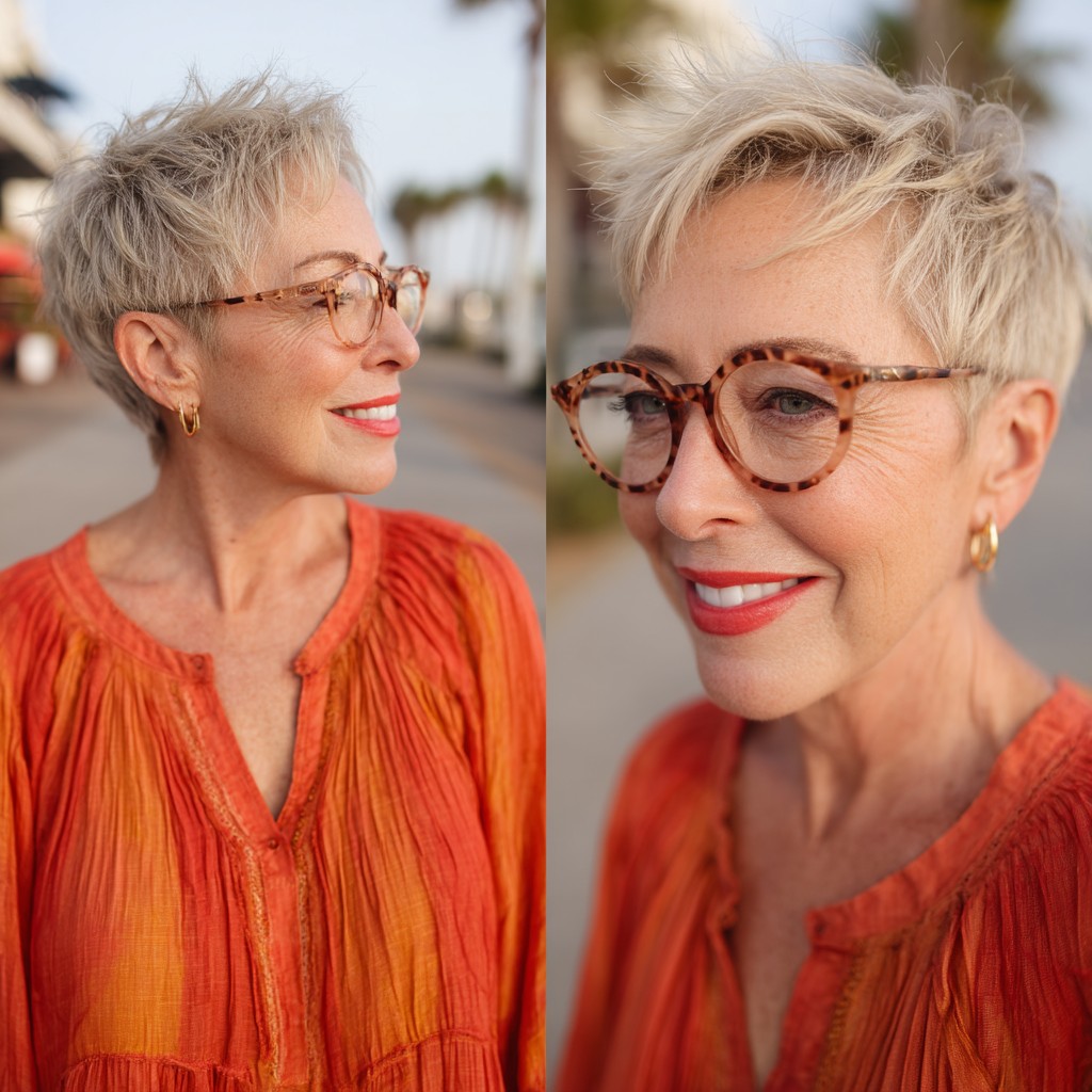 Choppy Textured Pixie Cut with Gentle Layers