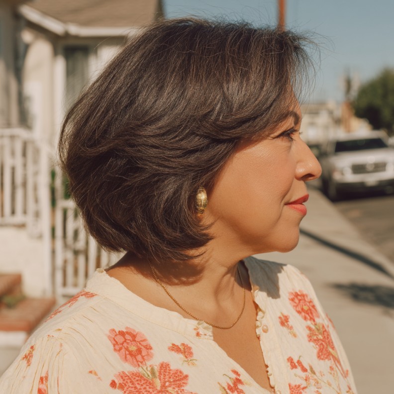Classic Textured Bob with Soft Volume