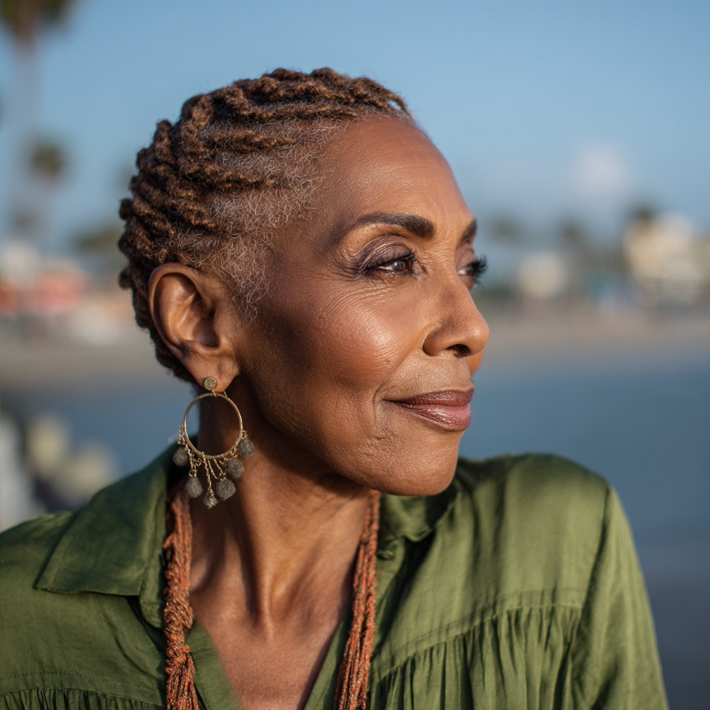 Elegant Short Braided Crown with Natural Texture