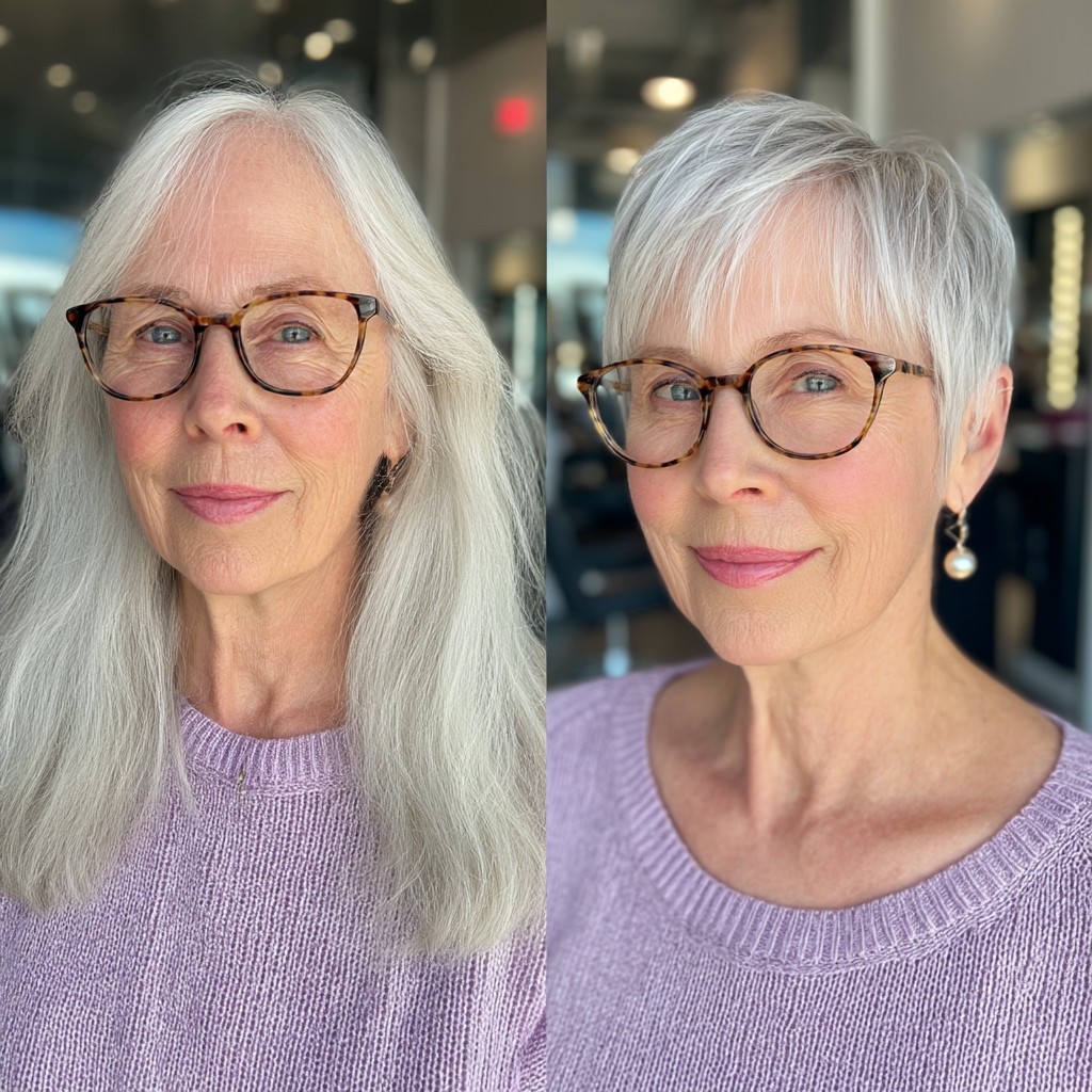 Elegant Short Pixie Cut with Subtle Texturing