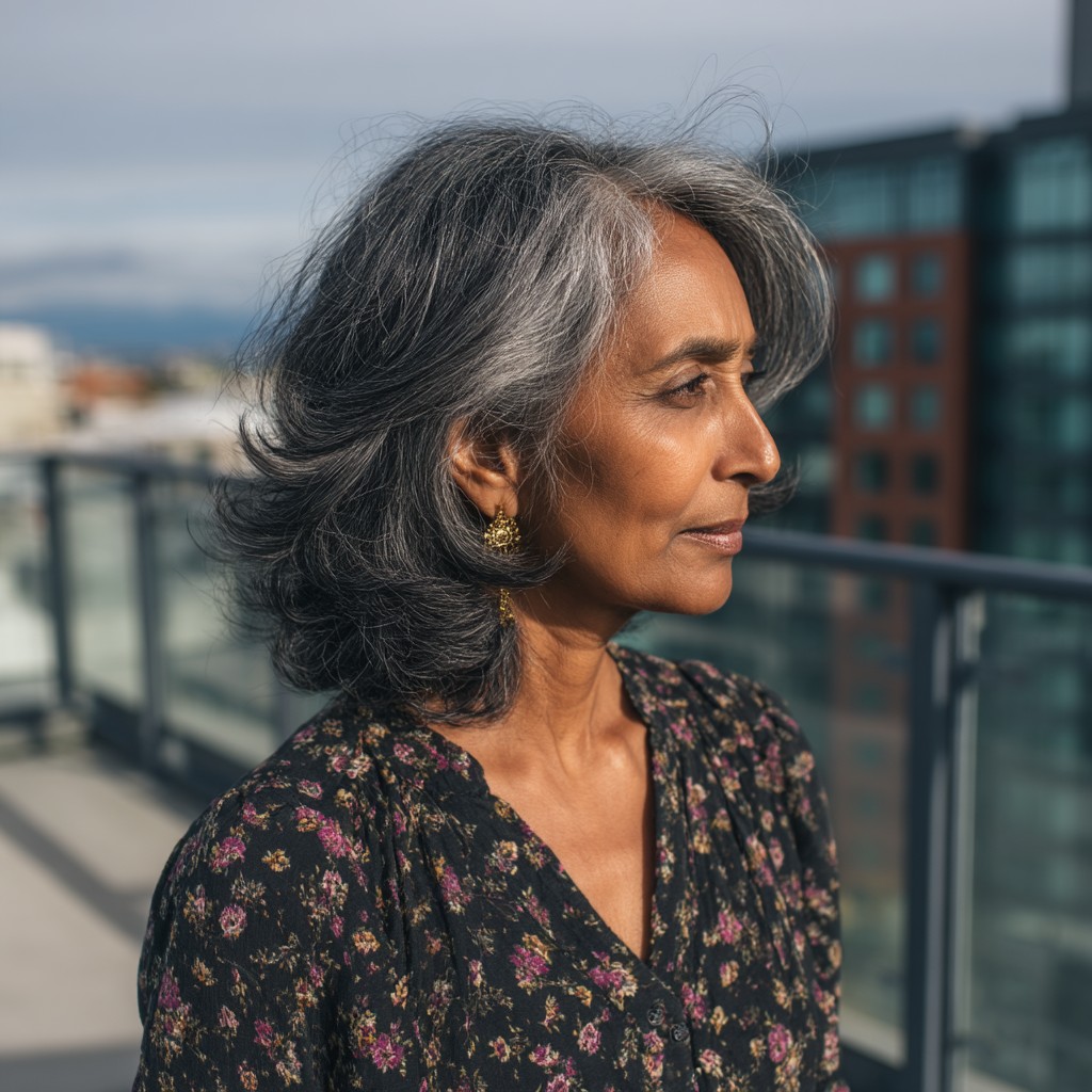 Graceful Layered Cut with Subtle Volume