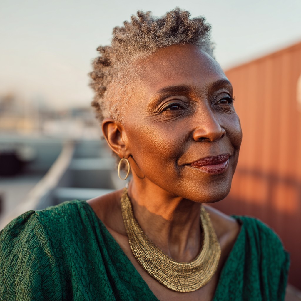 Modern Curly Crop with Defined Texture