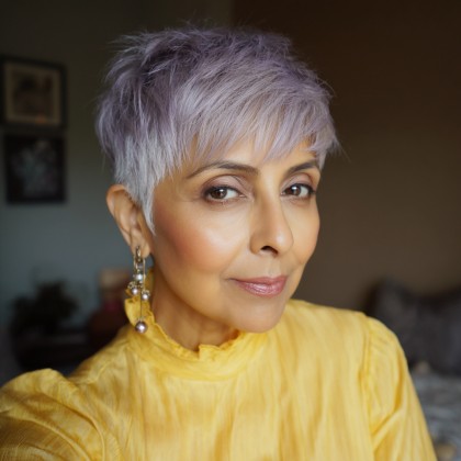Modern Lavender Pixie Cut for Women Over 50