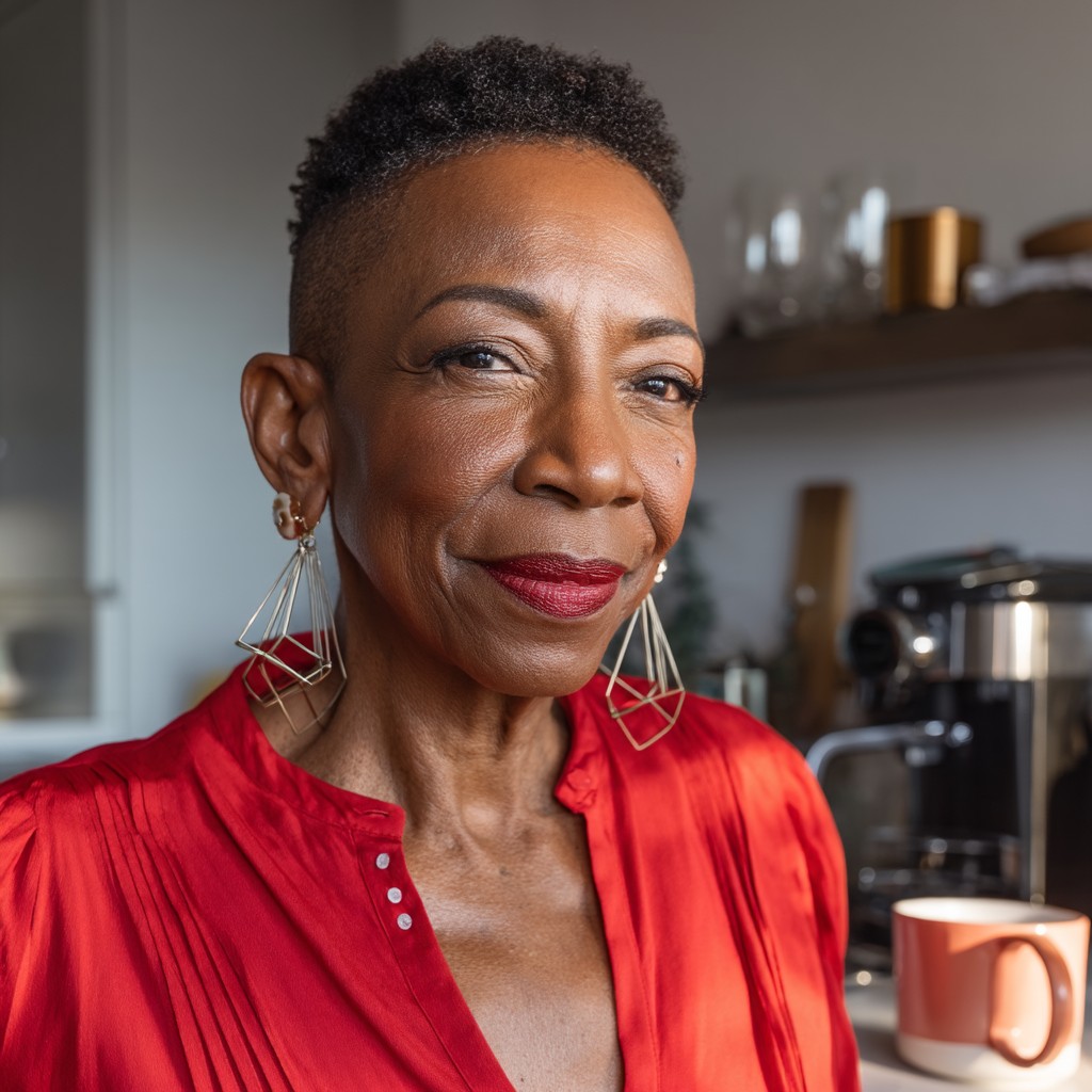 Modern Tapered Cut with Natural Texture