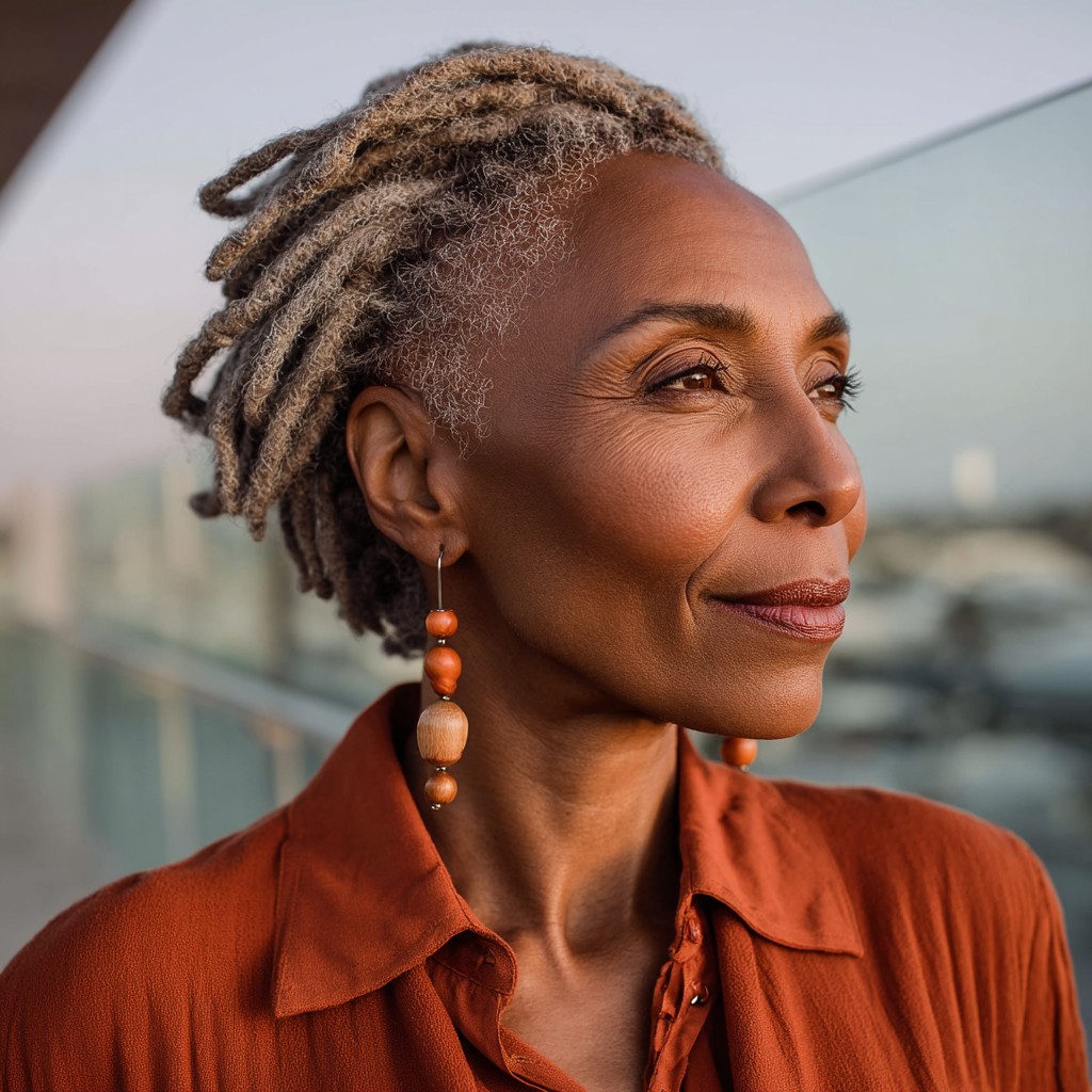 Modern Textured Locs with Soft Volume