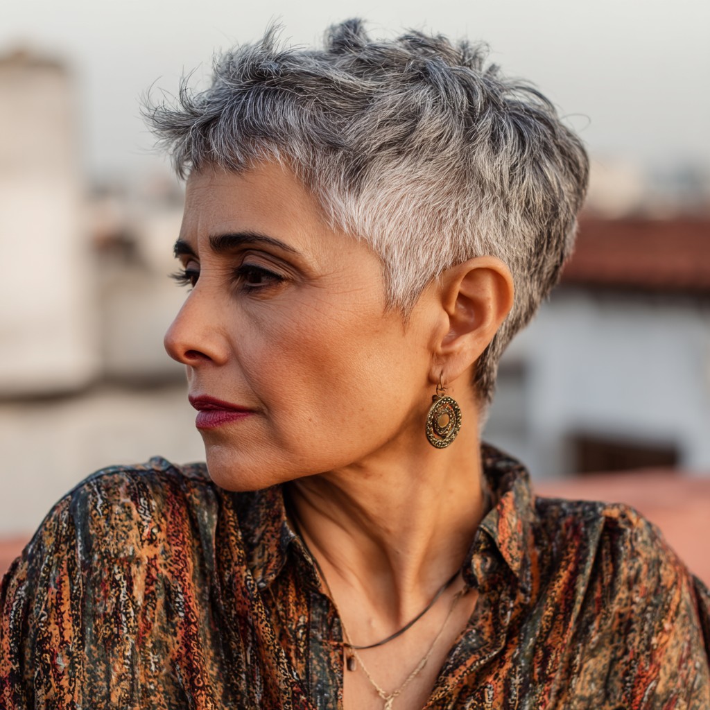 Modern Textured Pixie Cut with Soft Layers