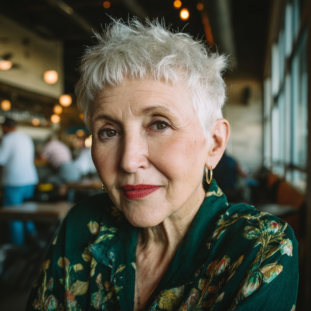 Modern Textured Short Pixie Cut